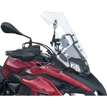 Zavazadlo na motocykl WRS Plexi na Benelli TRK 502, X (17-24) Touring čiré