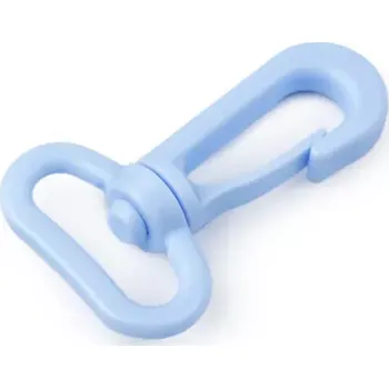 Plastová karabina průvlek 26 mm - modrá