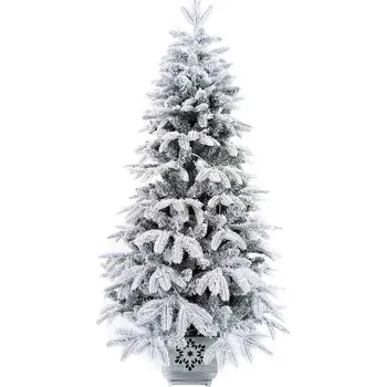 Vánoční stromek Umělý vánoční stromeček 3D Smrk Aljašský v květináči 120cm