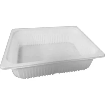 Jednorázové nádobí miska gastro 325x265x80 mm, PP - bílá (95 ks/balení)