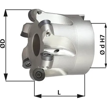 Fréza Nástrčná fréza z5 vnitř. chl. d66x27mm pro typ rd