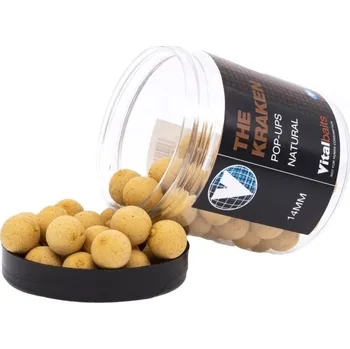 Boilies Pop-Up Vitalbaits The Kraken Natural 80g - 18 mm
