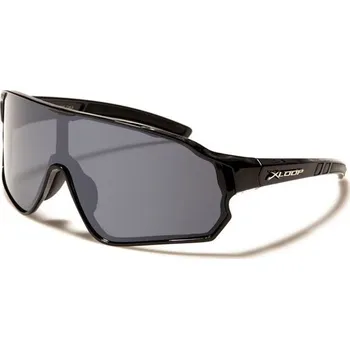 Sluneční brýle X-LOOP SHIELD běžecké kouřové sluneční brýle Černé Olympic eyewear 97k-cube