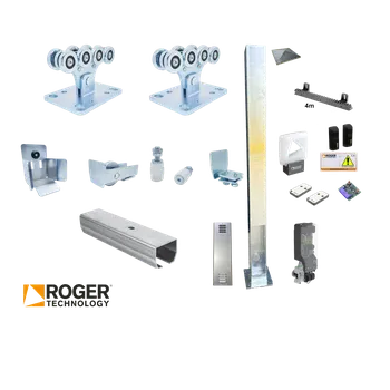 Pohon brány ROGER Brushless RP.Z.TW90.CL.Z sada High Speed pohonu do sloupku a kování pro samonosnou bránu