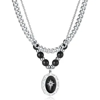 Náhrdelník Dámský set dvou náhrdelníků z chirurgické oceli Octopus Titan Jewerly 97k-cube