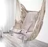 Závěsné křeslo Gardlov Brazilské závěsné houpací křeslo 130 x 90 cm béžové