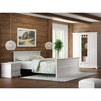 Ložnicová sestava Massivo.cz Ložnice Belluno Elegante, bílá, masiv, borovice