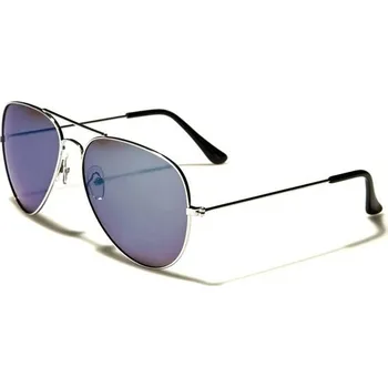 AIR FORCE Sluneční brýle pilotky Modré - stříbrný rám Olympic eyewear AF101-SLRVs3