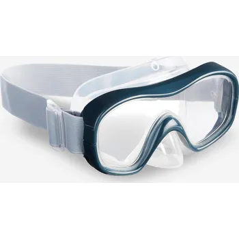 Potápěčská maska DECATHLON Šnorchlovací brýle 100 M MODRÁ|ŠEDÁ