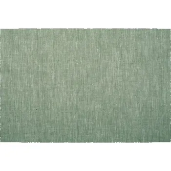 Lněné plátno, silné, khaki-bílé, sartor.cz