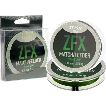ZFISH vlasec ZFX Match/Feeder CamoLine 150m 0,16mm