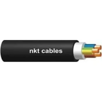 elektrický kabel Silový kabel pro pevné uložení CYKY-J 5×4, 1m