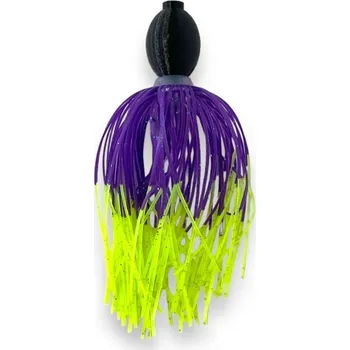 Návnadová surovina CATCARE - Splávek Podvodní Chobotnice Fialová/Žlutá 9 cm