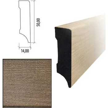 Podlahová lišta KPP – KPV 50 lišta obvodová PVC Borovice Karibik, 14x50x2400mm