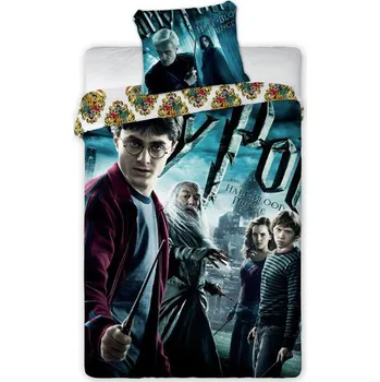 Povlečení Faro Bavlněné povlečení HARRY POTTER Princ dvojí krve 140 x 200, 70 x 90 cm zipový uzávěr
