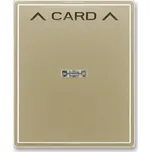 TIME 3559E-A00700 33 Kryt spínače kartového, s průzorem, šampaňská, ABB