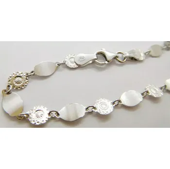 Souprava šperků Klenoty Budín Pevný dámský mohutný stříbrný řetízek s gravírováním 925/1000 6,46gr 50cm 031204900007 (Klenoty Budín Pevný dámský mohutný stříbrný řetízek s gravírováním 925/1000 6,46gr 50cm 031204900007)