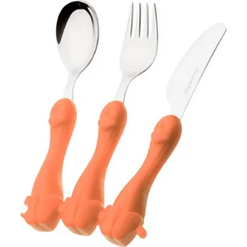 Příbor příbor dětský 3-dílný PINGO oranžový