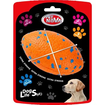 Hračka pro psa Pet Nova Rugby míč - extra tvrdý Délka: 11cm