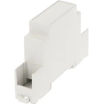 Rozvaděč Hammond Electronics 1597DIN1MC53 pouzdro na DIN lištu uzavřená 90 x 58 x 18 PPO světle šedá 1 ks