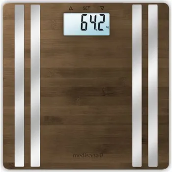 Masážní přístroj Medisana BS 552 Obdélník Bamboo, Stříbrná Elektronická osobní váha