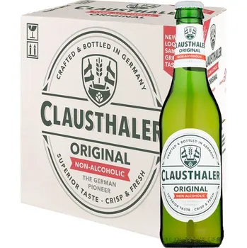 Pivo Clausthaler Original, světlé nealkoholické, 24x0,33l