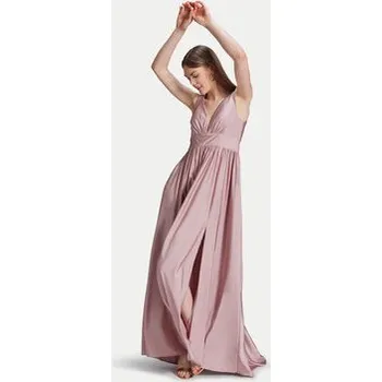 Dámské šaty Swing Večerní šaty 5AH029HK Růžová Regular Fit 34