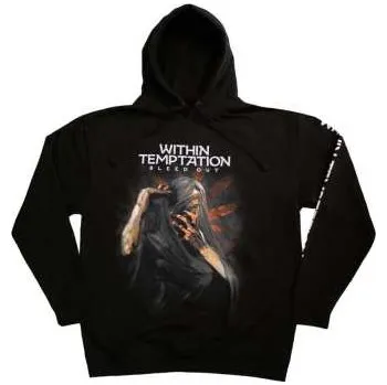 Pánská mikina Merch Within Temptation: Within Temptation Unisex Pullover Hoodie: Bleed Out (back & Sleeve Print) (medium) M