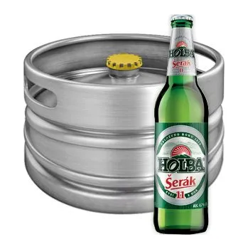 Pivo Holba Šerák 11, světlý ležák, 15l KEG