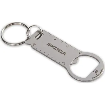 KLÍČENKA ŠKODA auto kovová 6U0087013