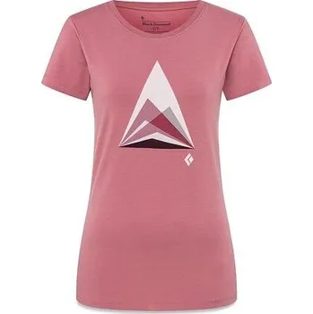 Dámské tričko Triko BLACK DIAMOND W MOUNTAIN TRANSPARENCY SS TEE Lady velikost L