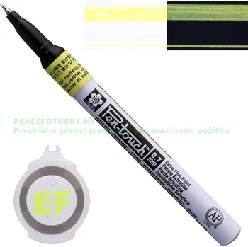 sakura xpska302 Pen Touch popisovač s tekutou barvou 0.7 mm - Fluorescentní žlutá