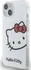 Pouzdro na mobilní telefon Hello Kitty IML Head Logo pro Apple iPhone 13 bílé