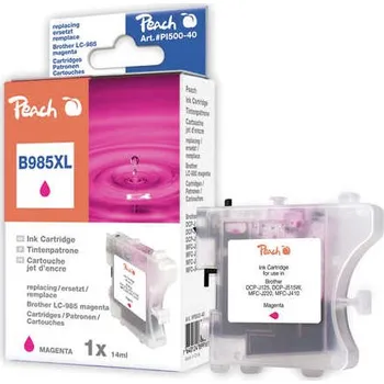 PEACH Brother B985XL, DCP-J125, magenta XL, LC-985m