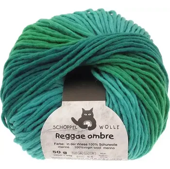 Příze Schoppel Wolle Reggae ombré 1878 In der Wiese (Příze merino Reggae ombré 1878 In der Wiese)