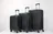 BestBerg BBL-105A 3dílná sada cestovních kufrů, černá
