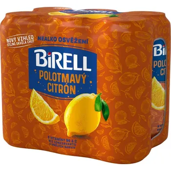 Pivo Birell Birell Citron polotmavý multipack 6x500ml
