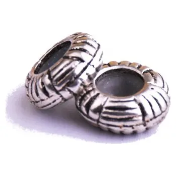 Dětské navlékací korálky Kovové korálky 5x11mm DP272