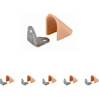 Walteco Spojovací úhelník s krytkou, béžový Množství: 6 ks