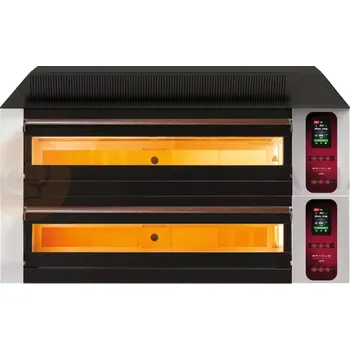 Pec na pizzu Elektrická pec na pizzu, dvoukomorová, s podstavcem, 9x30 cm | GRADUS, JACK COMP-2S-L9