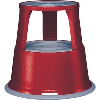 Stolička Posuvné stupátko WEDO, kov, červené