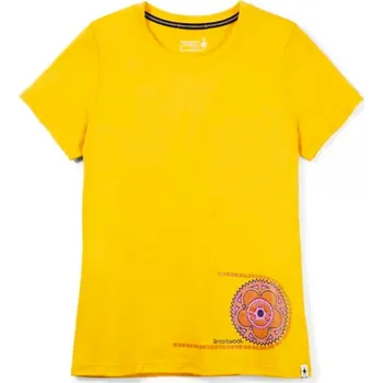 Dámské tričko Dámské tričko Smartwool Merino Sport 150 Crankset Short Sleeve Mango Sorbet S