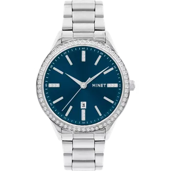 Hodinky MINET Náramkové stříbrno-modré dámské hodinky Avenue MWL5312 (POŠTOVNÉ ZDARMA!! )