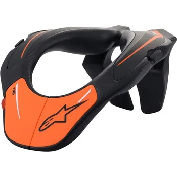 Motocyklový chránič krku Krční chránič neck support youth, alpinestars, dětský (černá/oranžová, vel. uni) 2023