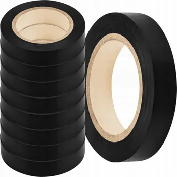 Izolační páska IZOLAČNÍ PÁSKA 19MM X 20M, ČERNÁ, 4KW CERTIFIKÁT [EXPERT] - 8ks