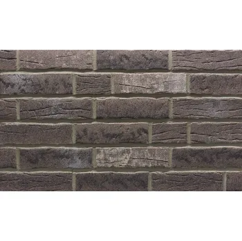 Obklad Ströher Steinlinge 375/7370 platingrau, fasádní obklad, neglazovaný, šedá, 24 x 7,1 x 1,4 cm