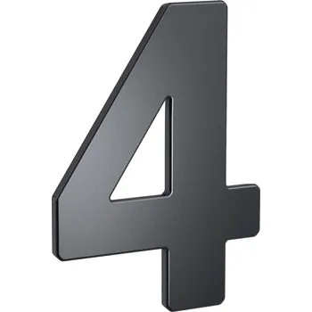 Basi 7300-1004 cedulka s domovním číslem antracitová