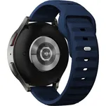 Perforovaný strukturovaný řemínek 20mm Barva: Tmavě modrá