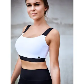 Podprsenka Sportovní podprsenka VSB 02 bílá, VELIKOST 2XL/3XL