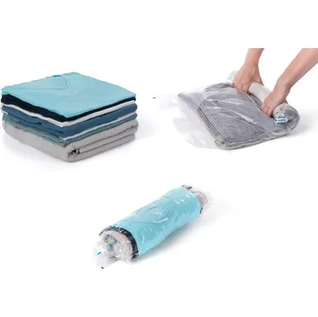 Pytel na prádlo Deminas | Vzduchotěsný rolovací pytel 50 x 70 cm - balení 5 kusů